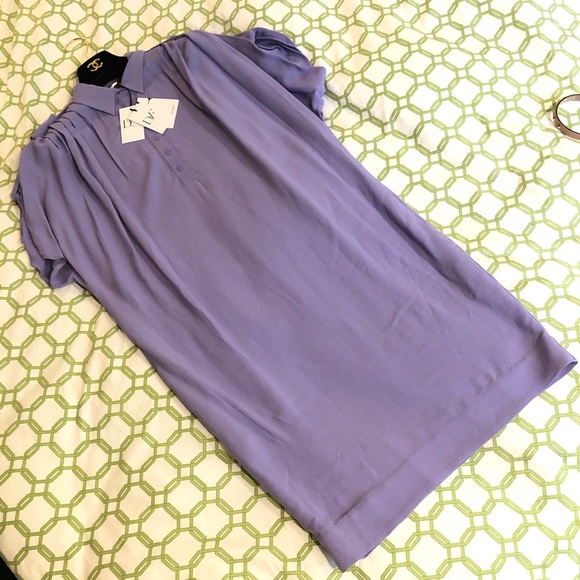 DVF Diane von Furstenberg Karin Freesia Button Down Shirtdress Size 2 - Picture 5 of 10